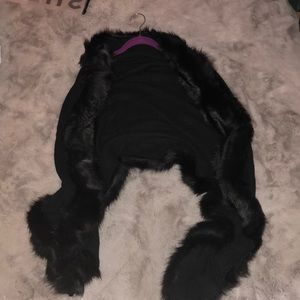 Faux Fur Shaw